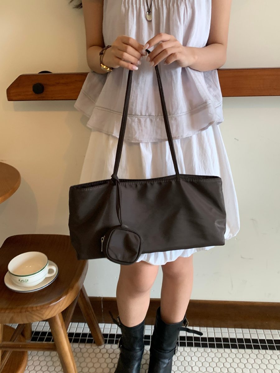 Nylon Tote Bag Large Shoulder Casual view 6