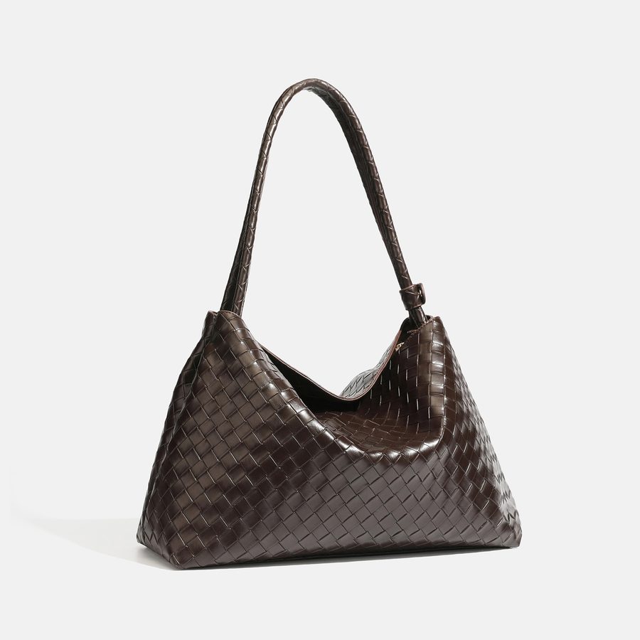 Woven Tote Bag Large Top-Handle Shoulder