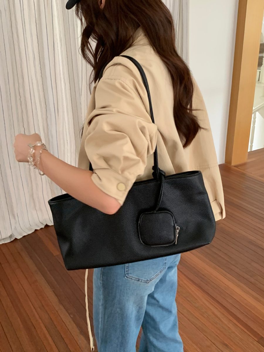 Sac cabas en toile nylon color block hobo view 8