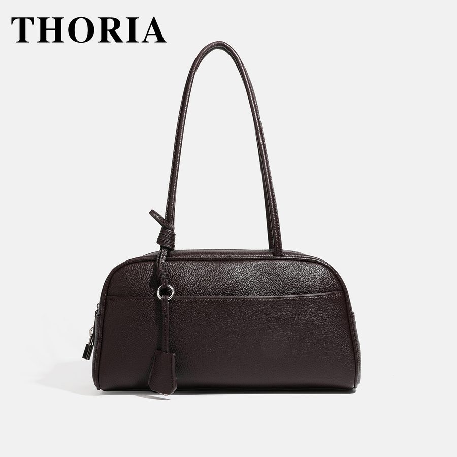 PU Leather Boston Shoulder Bag Large Capacity Commuter view 7