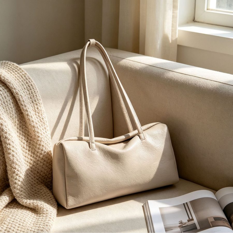 Lazy Style Tote Bowling Pillow Shoulder Bag