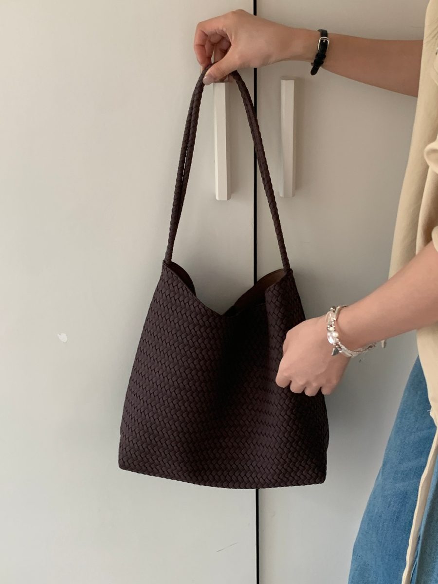 Matte Soft Leather Tote Top-Handle Shoulder Bag view 8