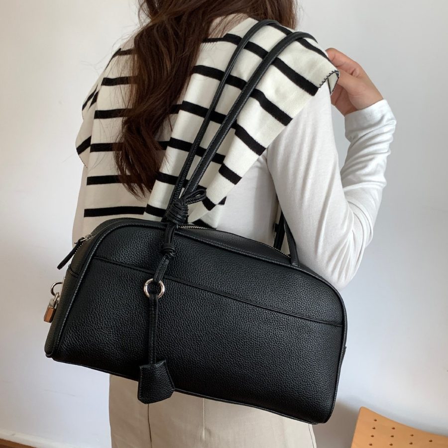 Bowling Top-Handle Shoulder Bag Lightweight Commuter