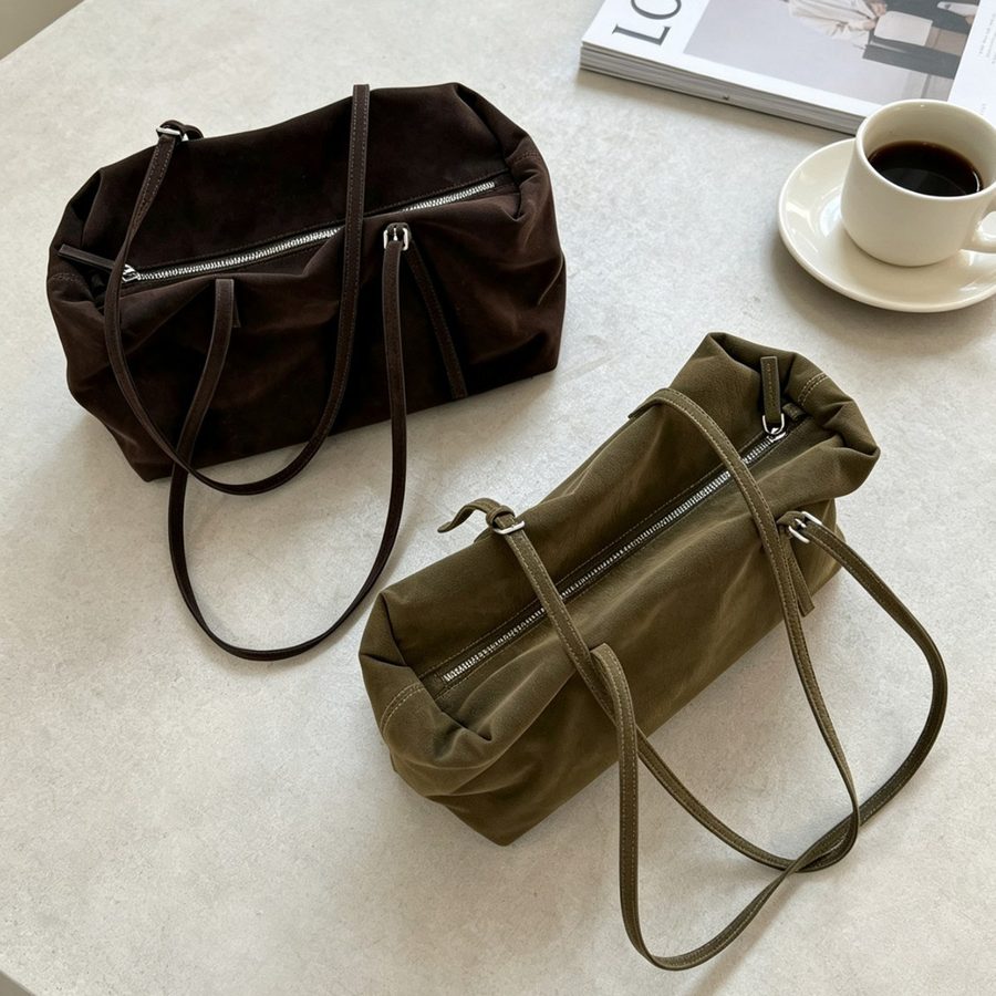 Nylon Pillow Shoulder Tote Large Capacity Commuter