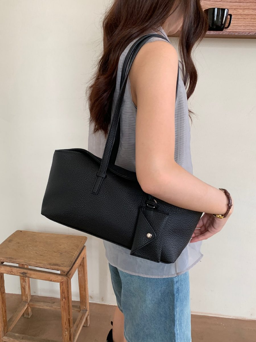 Baguette Boston Shoulder Bag Large Capacity Commuter view 5