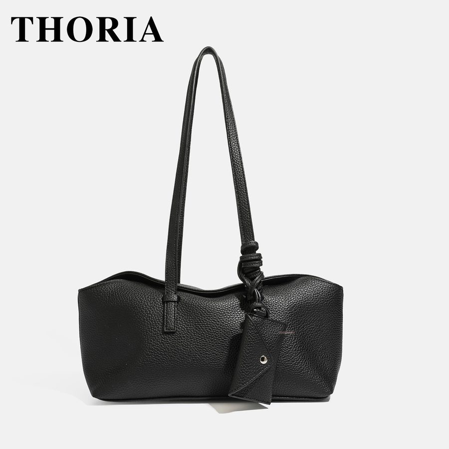 Soft Leather Boston Top-Handle Shoulder Bag