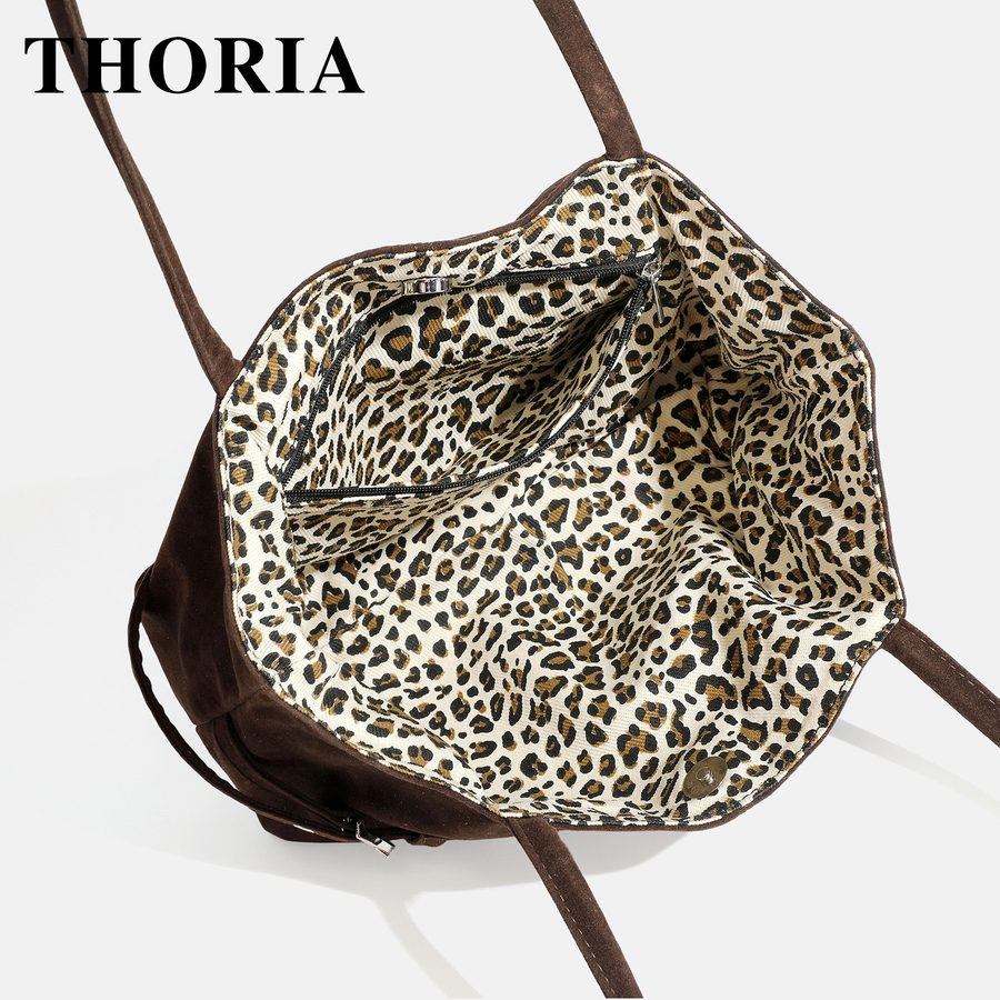 Leopard Print Tote Large Capacity Shoulder Commuter view 4
