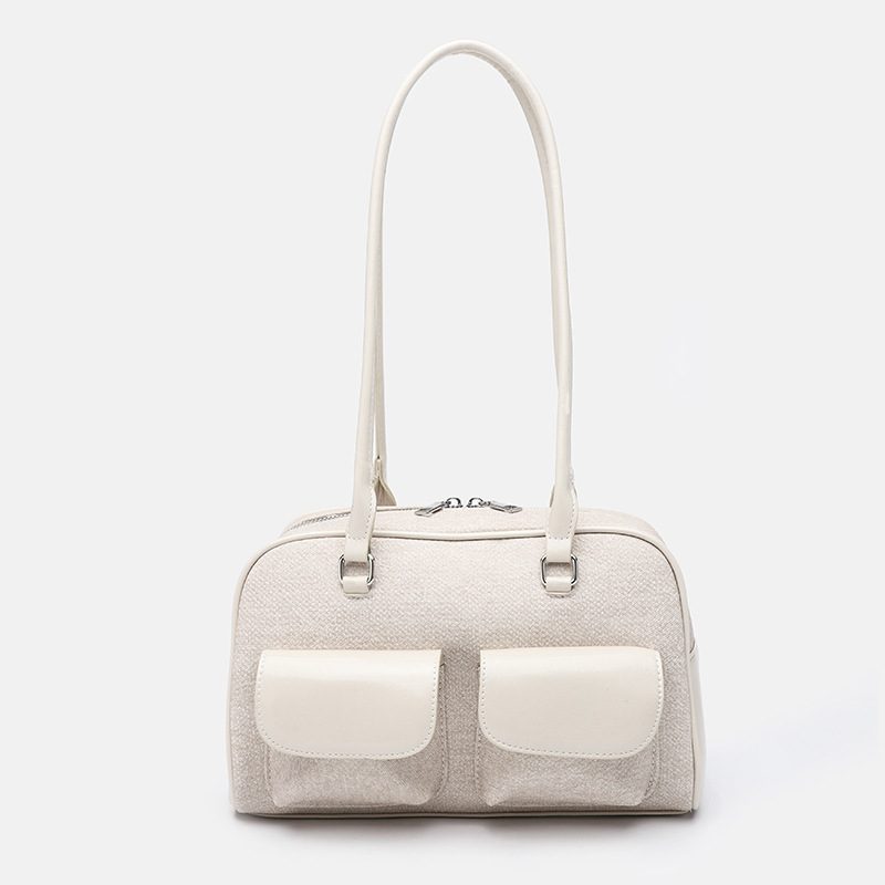 Sac cabas rétro à épaule grande capacité view 7