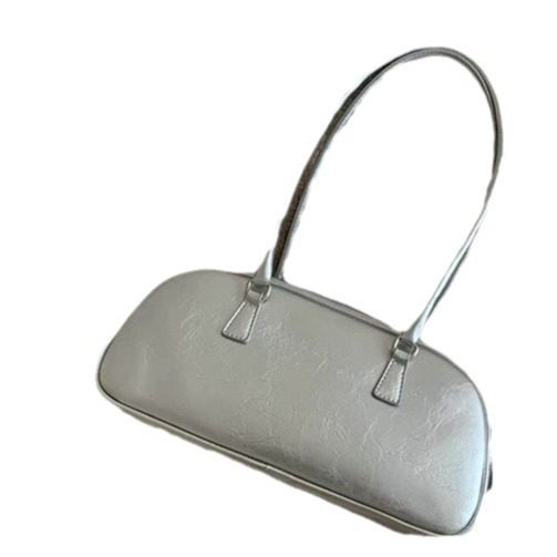 Silver Ballet Top-Handle Shoulder Bag view 5