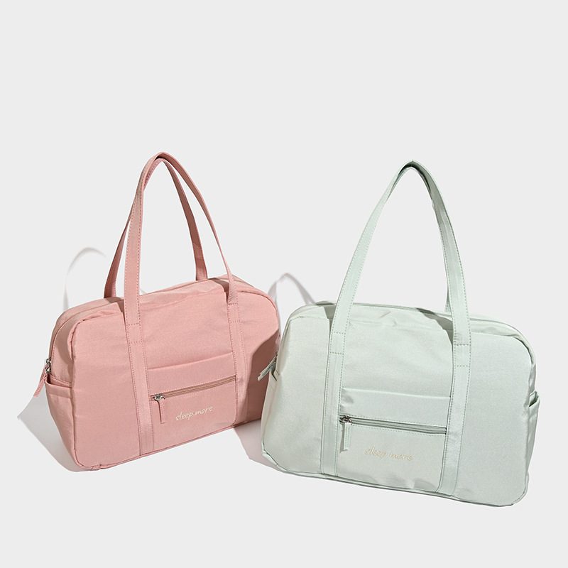 Nylon Boston Shoulder Tote Bag
