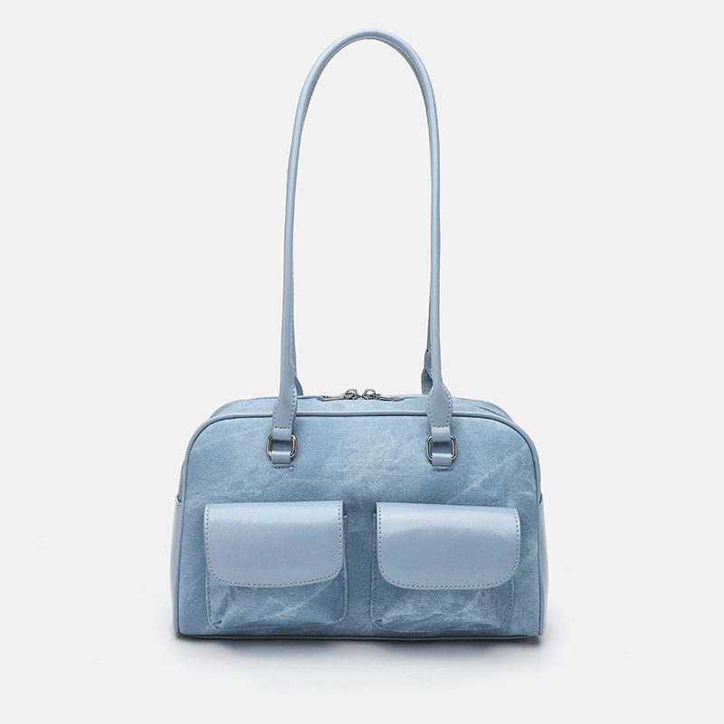 Retro Bowling Top-Handle Shoulder Bag view 12