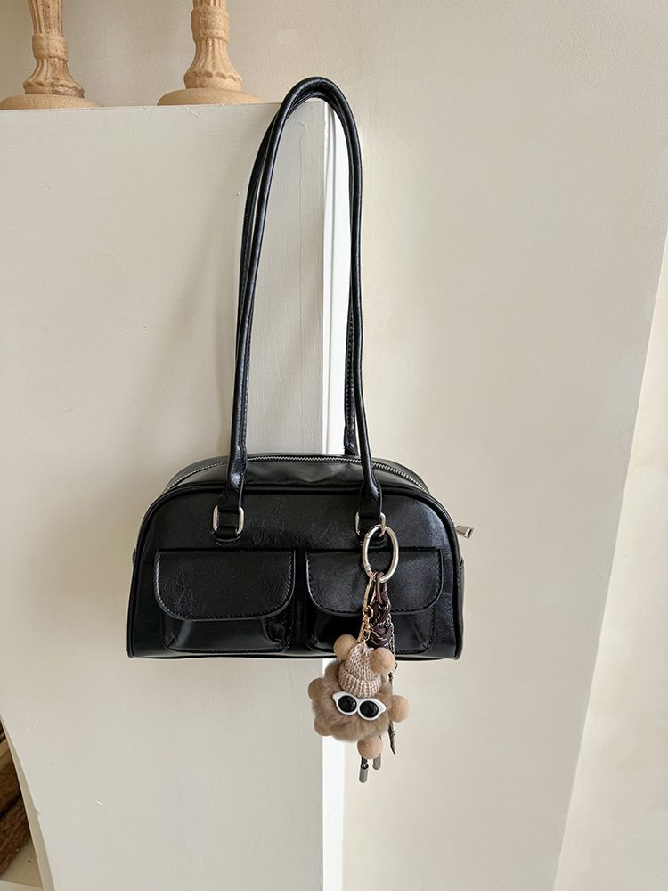 Tas Bahu Boston Kulit Wax view 7