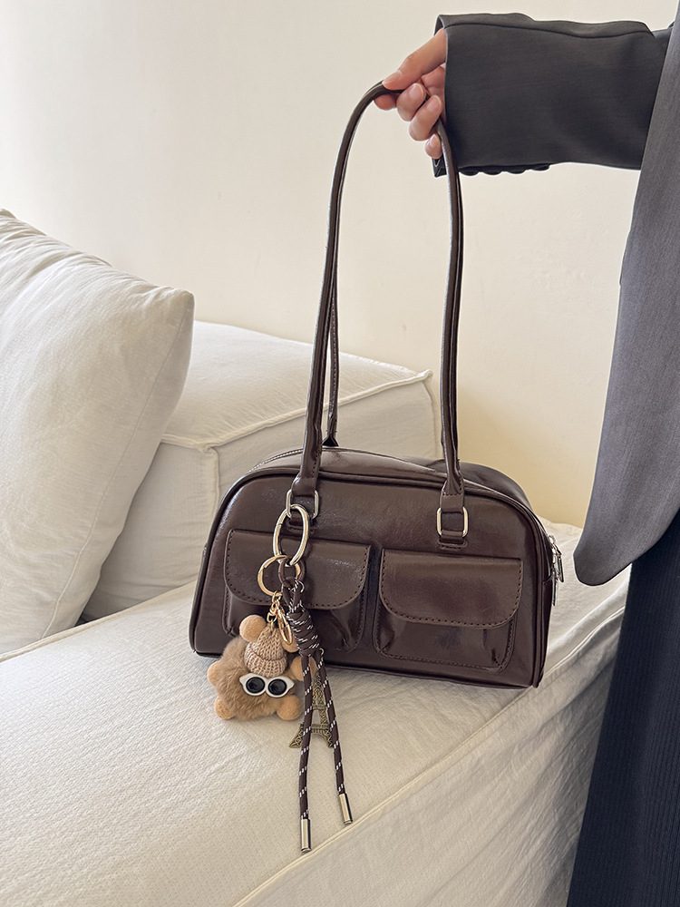 Tas Bahu Boston Kulit Wax view 8
