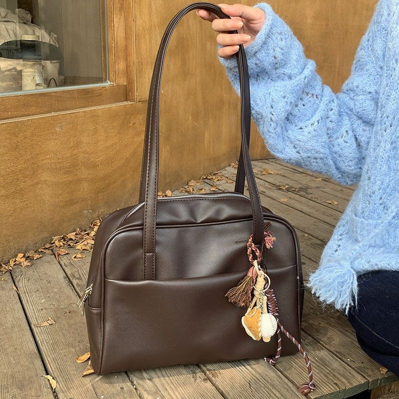 Large Retro Tote Shoulder Bag