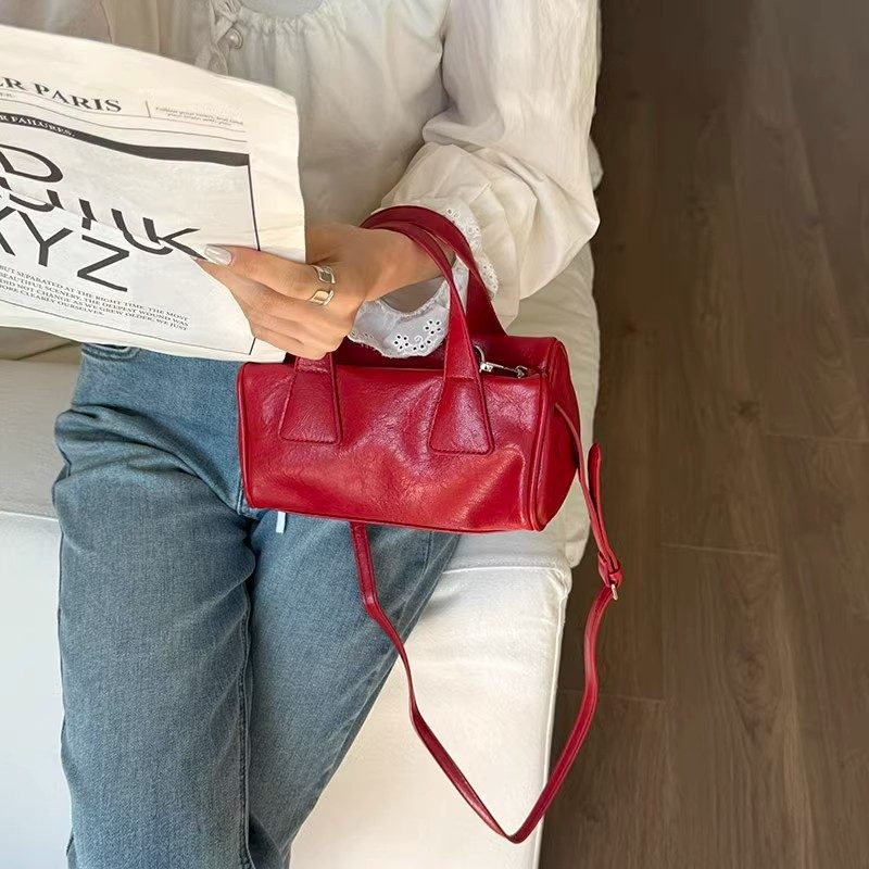 Retro Baguette Tote Shoulder Bag view 4