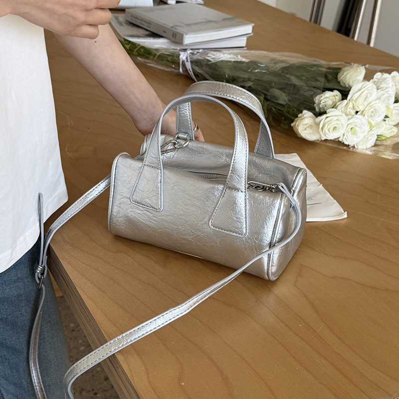 Retro Baguette Tote Shoulder Bag view 6