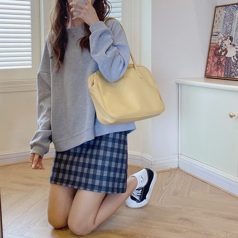 Korean Preppy Shoulder Underarm Bag view 4