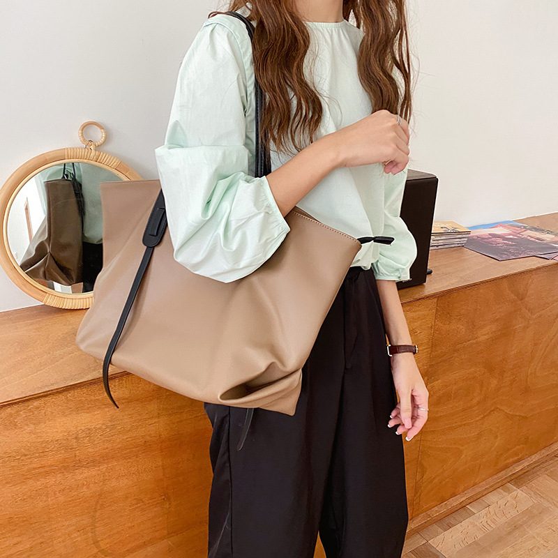 Waterproof Soft PU Tote Shoulder Bag view 4