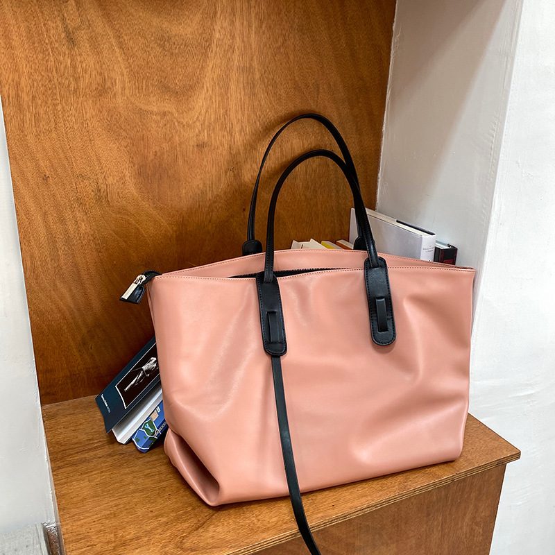 Waterproof Soft PU Tote Shoulder Bag view 5