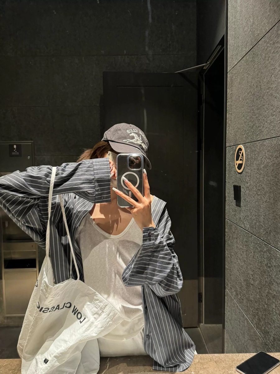 Letter Canvas Large Tote Bag view 4