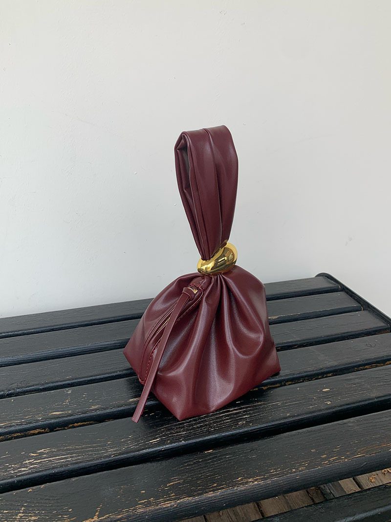Ruched Cloud Top-Handle Bag view 5