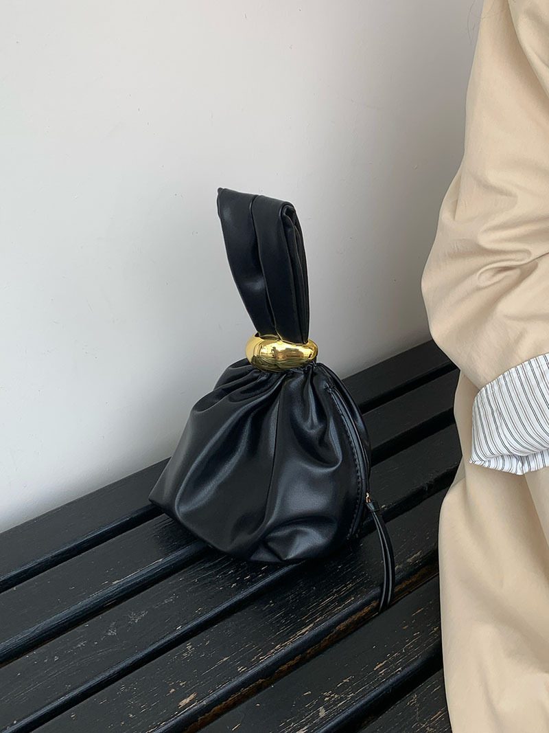 Ruched Cloud Top-Handle Bag view 6