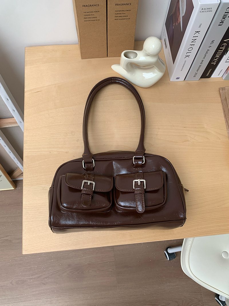 Women's Retro Bowling Top-Handle Shoulder Bag view 6