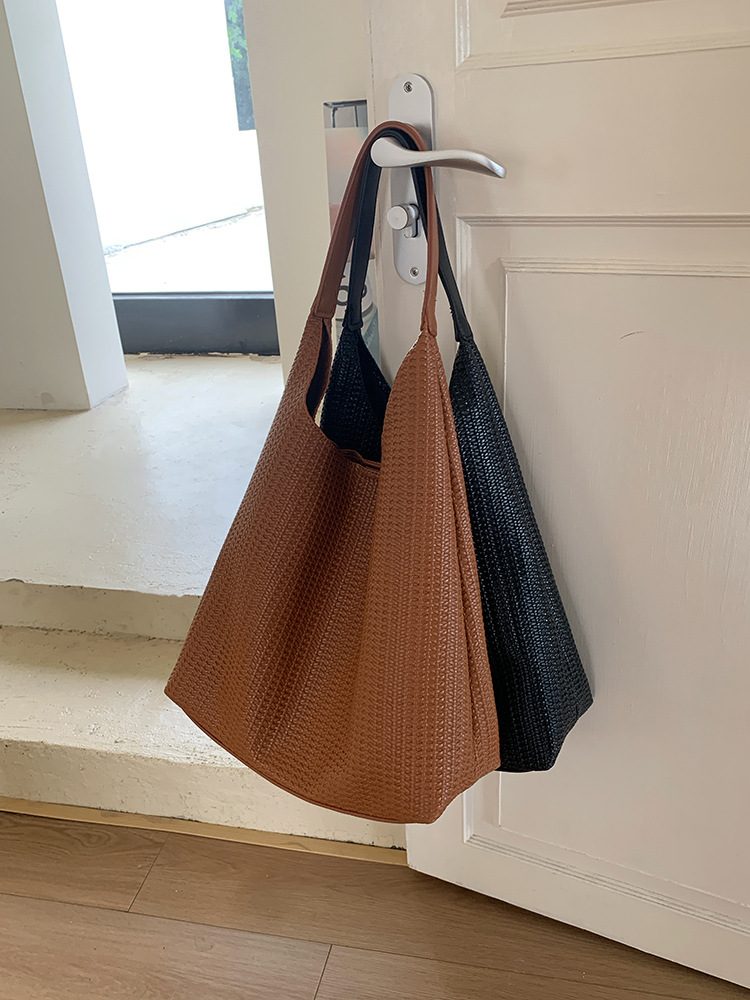 Women's Soft Leather Large Shoulder Tote Bag view 2