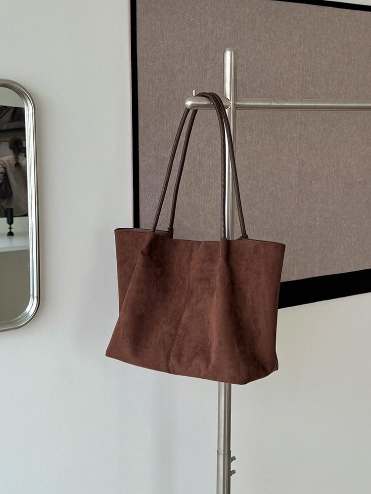 Women's Suede Large Tote Shoulder Bag view 2